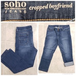 Boyfriend cropped jeans